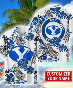 BYU Cougars Aloha Hawaiian Shirt Custom Name Summer Gift Holiday Team Shirt