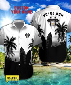 CA Brive Combo Hawaiian Shirt And Shorts Surfboards Coconut Custom Name For Fans