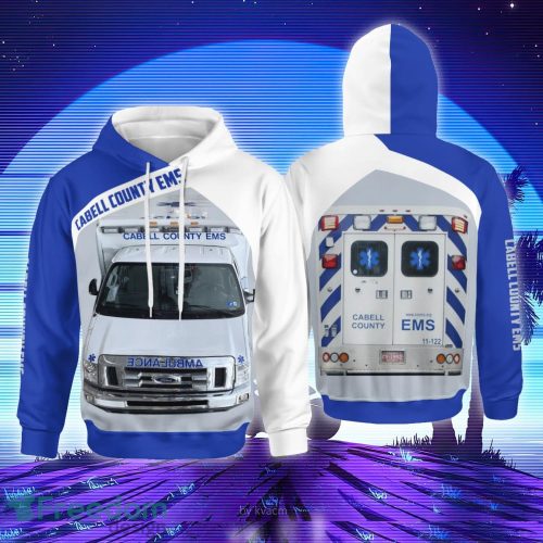 Cabell County EMS Huntington West Virginia 3D Hoodie