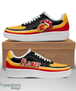 Calgary Flames Air Force Shoes Sexy Lips AF1 For Men And Women