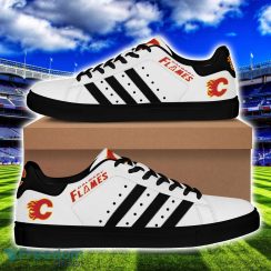 Calgary Flames Low Top Skate Shoes Stan Smith Shoes Product Photo 3