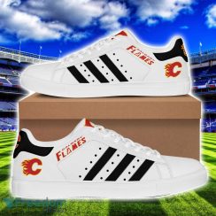 Calgary Flames Low Top Skate Shoes Stan Smith Shoes Product Photo 1