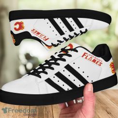 Calgary Flames Low Top Skate Shoes Stan Smith Shoes Product Photo 4