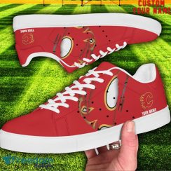 Calgary Flames NHL Custom Name Unique Gift Low Top Skate Shoes Gifts For Fan Product Photo 2