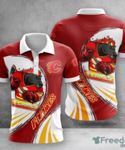 Calgary Flames Polo Shirt Limited Version For Sports Fans Golf Polo Shirt