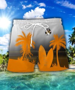 Cambridge United F.C Combo Hawaiian Shirt And Shorts Surfboards Coconut Custom Name For Fans Product Photo 2