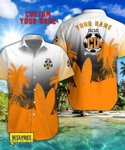 Cambridge United F.C Combo Hawaiian Shirt And Shorts Surfboards Coconut Custom Name For Fans