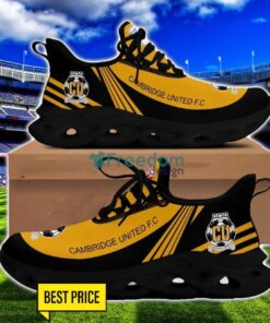 Cambridge United F.C Max Soul Sneakers Striped Men Women Limited Running Shoes Product Photo 2