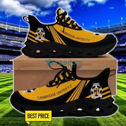 Cambridge United F.C Max Soul Sneakers Striped Men Women Limited Running Shoes Product Photo 2