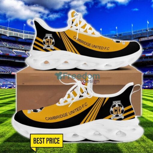 Cambridge United F.C Max Soul Sneakers Striped Men Women Limited Running Shoes Product Photo 1