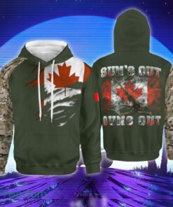 Canadian Army M777 Lightweight 155mm Howitzer 3D Hoodie