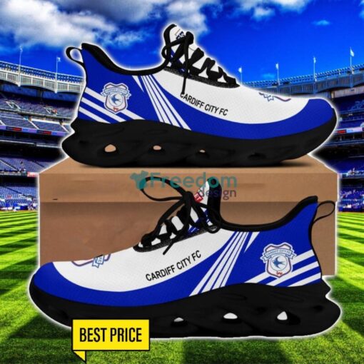 Cardiff City F.C Max Soul Sneakers Striped Men Women Limited Running Shoes Product Photo 2