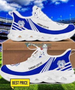 Cardiff City F.C Max Soul Sneakers Striped Men Women Limited Running Shoes