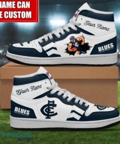 Carlton Blues Sneakers Custom Name Limited Air Jordan Hightop Shoes Men Women Gift