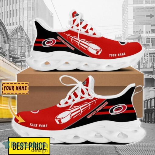 Carolina Hurricanes Custom Name Sneakers Limited Max Soul Shoes For Men Women Product Photo 1