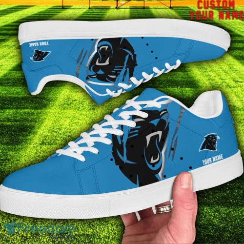 Carolina Panthers NFL Custom Name Unique Gift Low Top Skate Shoes Gifts For Fans Product Photo 2