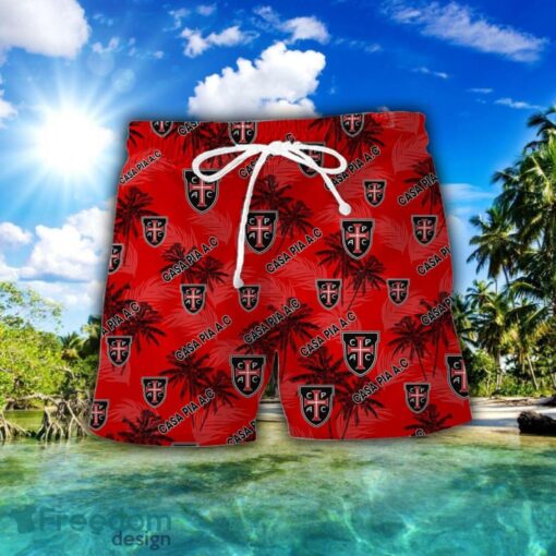 Casa Pia A.C 3D Hawaiian Shirt and Shorts Vinatge Tree Pattern Beach Shirt For Fans Product Photo 2