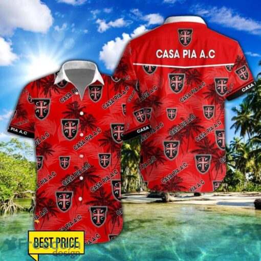 Casa Pia A.C 3D Hawaiian Shirt and Shorts Vinatge Tree Pattern Beach Shirt For Fans Product Photo 1