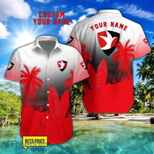 Cheltenham Town F.C Combo Hawaiian Shirt And Shorts Surfboards Coconut Custom Name For Fans Product Photo 1