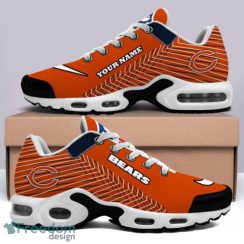 Chicago Bears Custom Name Striped Pattern Air Cushion Sneakers Product Photo 2