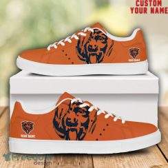 Chicago Bears NFL Custom Name Unique Gift Low Top Skate Shoes Gifts For Fans Product Photo 1