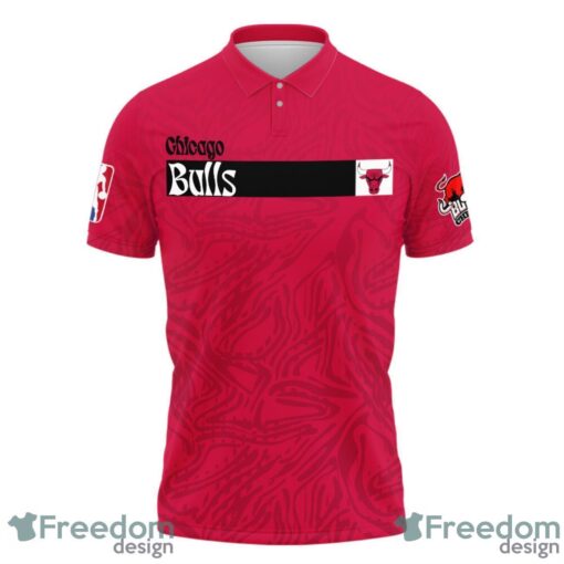 Chicago Bulls Style NBA Champs Special Designs 3D Polo Shirt Product Photo 2