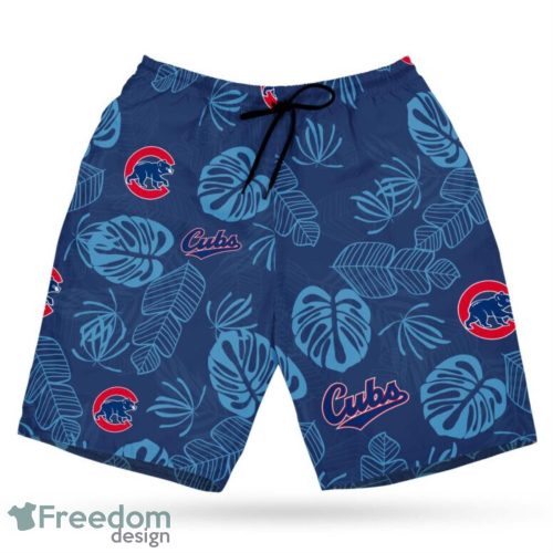 Chicago Cubs MLB Floral 3D Hawaiian Shirt And Shorts For Team Product Photo 3