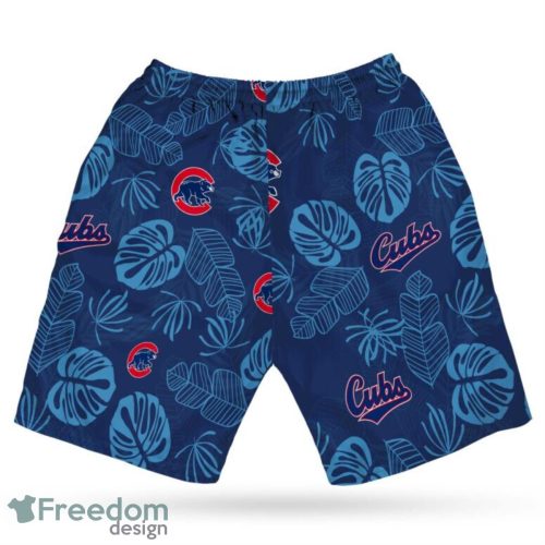 Chicago Cubs MLB Floral 3D Hawaiian Shirt And Shorts For Team Product Photo 4