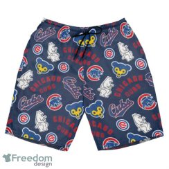 Chicago Cubs MLB Hawaii All Printed Logo 3D Hawaiian Shirt And Shorts For Team Product Photo 3