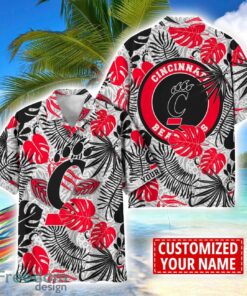 Cincinnati Bearcats Aloha Hawaiian Shirt Custom Name Summer Gift Holiday Team Shirt