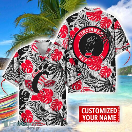 Cincinnati Bearcats Aloha Hawaiian Shirt Custom Name Summer Gift Holiday Team Shirt Product Photo 1