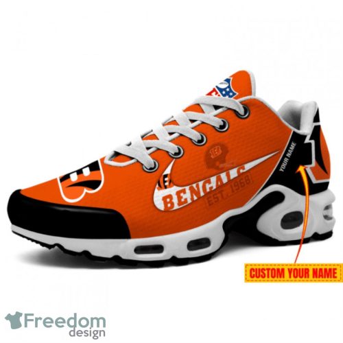 Cincinnati Bengals Est.1968 Custom Name Air Cushion Sneakers For Men And Women Product Photo 3