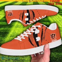 Cincinnati Bengals NFL Custom Name Unique Gift Low Top Skate Shoes Gifts For Fans Product Photo 2