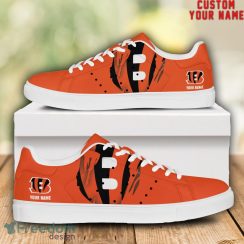 Cincinnati Bengals NFL Custom Name Unique Gift Low Top Skate Shoes Gifts For Fans Product Photo 1