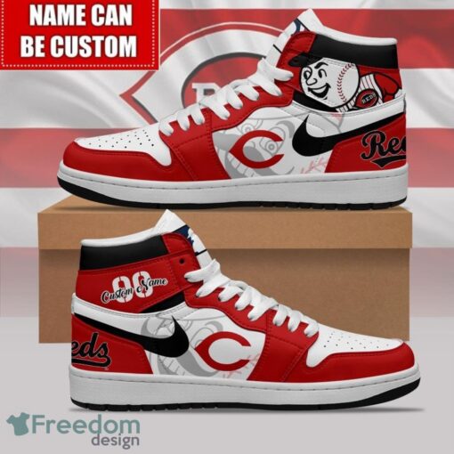 Cincinnati Reds Custom Name Number Limited Air Jordan Hightop Shoes Men Women Gift Product Photo 1