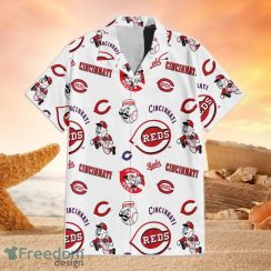 Cincinnati Reds MLB Hawaii All Printed Logo 3D Hawaiian Shirt And Shorts For Team