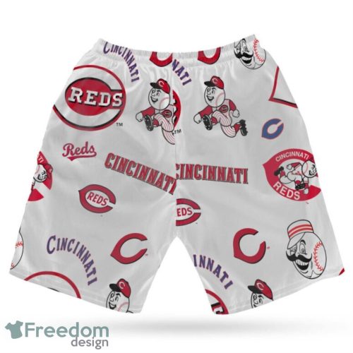 Cincinnati Reds MLB Hawaii All Printed Logo 3D Hawaiian Shirt And Shorts For Team Product Photo 4