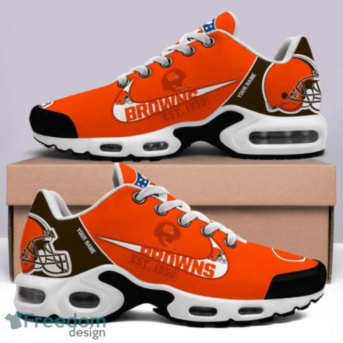 Cleveland Browns Est.1950 Custom Name Air Cushion Sneakers For Men And Women Product Photo 1