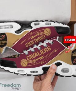 Cleveland Cavaliers NBA Air Cushion Sports Shoes Custom Name TN Sneakers For Fans Product Photo 2