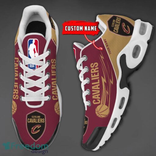 Cleveland Cavaliers NBA Air Cushion Sports Shoes Custom Name TN Sneakers For Fans Product Photo 3