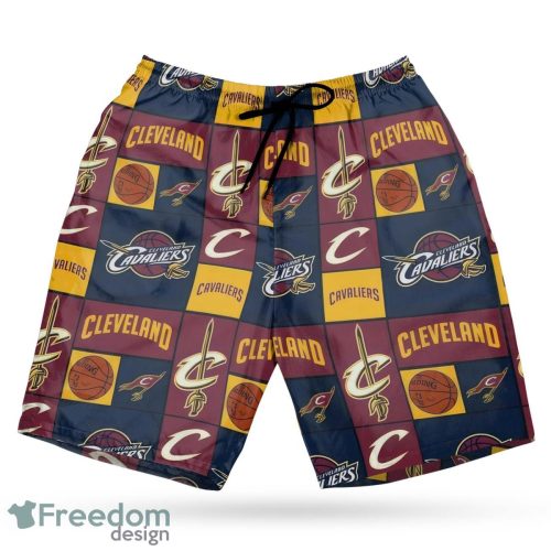 Cleveland Cavaliers NBA Hawaii All Printed Logo 3D Hawaiian Shirt And Shorts For Team Product Photo 3