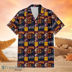 Cleveland Cavaliers NBA Hawaii All Printed Logo 3D Hawaiian Shirt And Shorts For Team