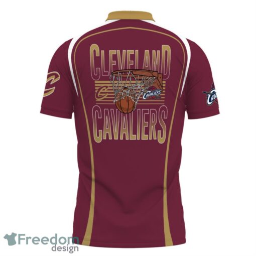 Cleveland Cavaliers Style NBA 3D Polo Shirt Gift For Men Father's Day Gift Product Photo 3