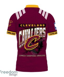 Cleveland Cavaliers Style NBA Basketball Team 3D Polo Shirt Product Photo 3