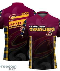 Cleveland Cavaliers Style NBA Basketball Team Black 3D Polo Shirt new Designs For Fans Product Photo 1