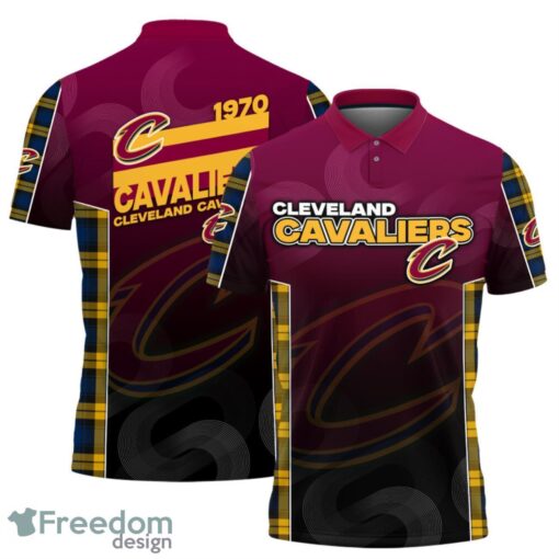 Cleveland Cavaliers Style NBA Basketball Team Black 3D Polo Shirt new Designs For Fans Product Photo 1