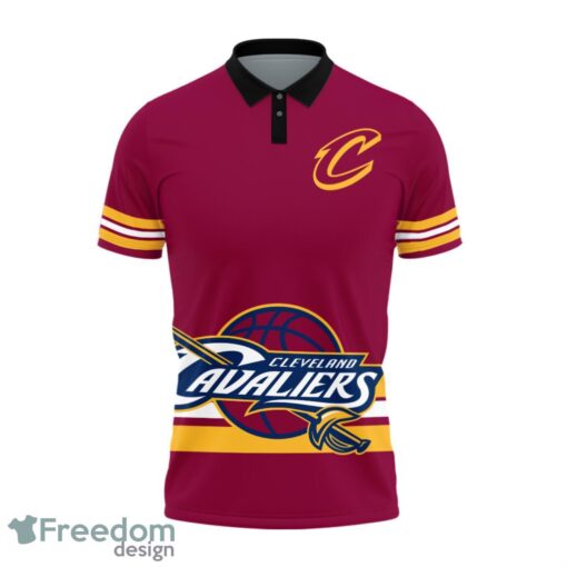 Cleveland Cavaliers Style NBA Basketball Team Black 3D Polo Shirt Special For Fans Product Photo 2