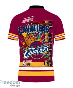 Cleveland Cavaliers Style NBA Basketball Team Black 3D Polo Shirt Special For Fans Product Photo 3