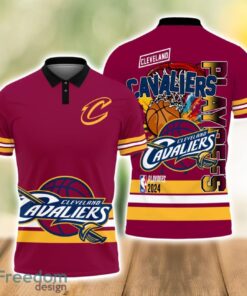 Cleveland Cavaliers Style NBA Basketball Team Black 3D Polo Shirt Special For Fans