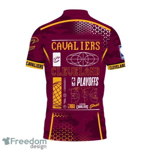 Cleveland Cavaliers Style NBA Playoffs Team Basketball 2024 Polo Shirt Product Photo 3